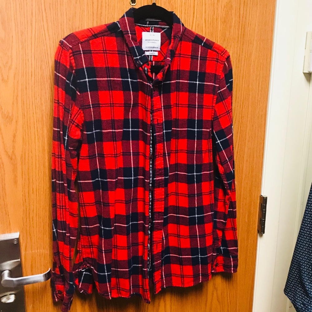 Denim and flower flannels